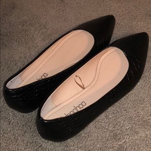 Boohoo pointed toe ballet flats